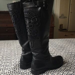 Black Gianni Bono boots